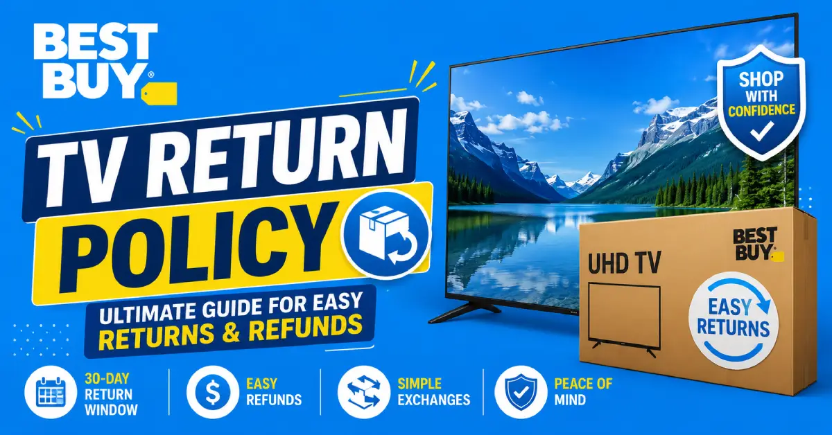 Best Buy TV Return Policy