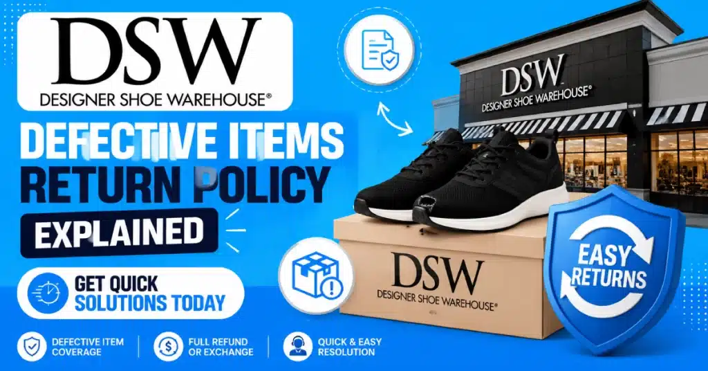 DSW Defective Items Return Policy