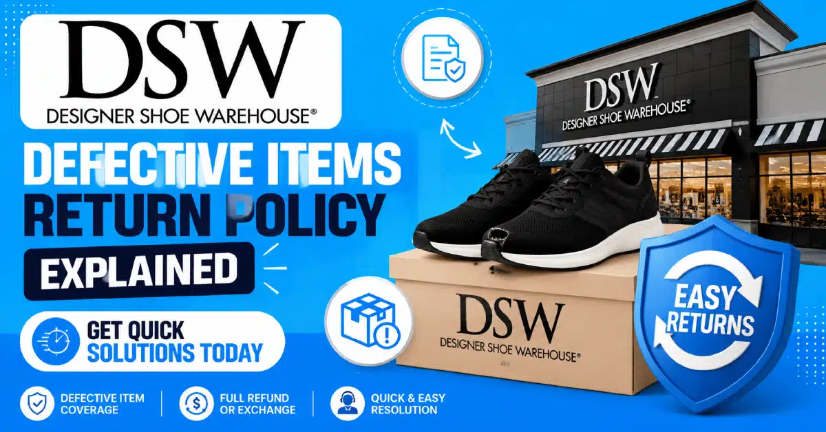 DSW Defective Items Return Policy