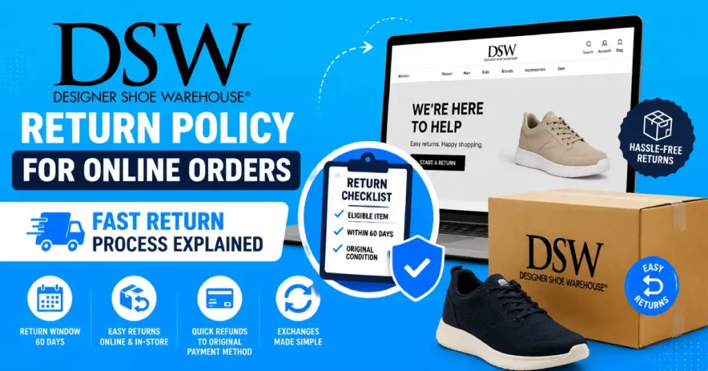 DSW Return Policy For Online Orders