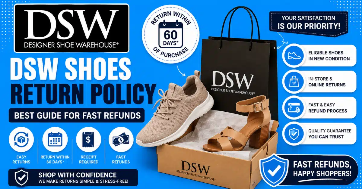 DSW Shoes Return Policy