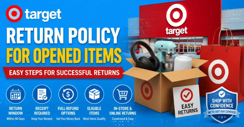 Target Return Policy for Opened Items