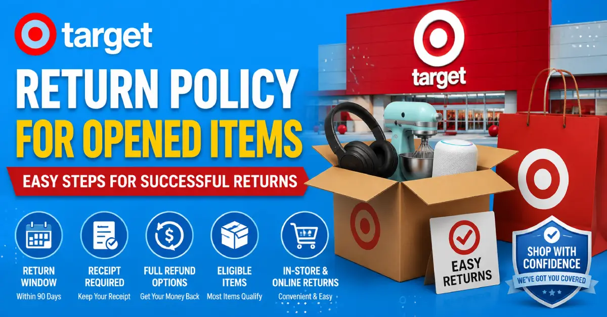 Target Return Policy for Opened Items