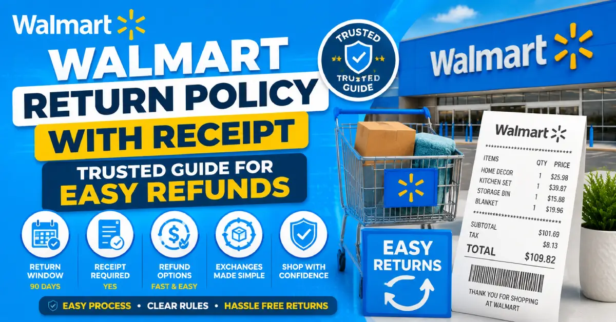 Walmart Return Policy With Receipt